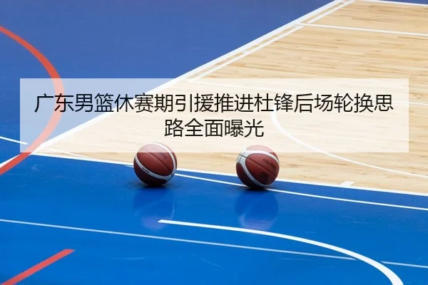 广东男篮休赛期引援推进杜锋后场轮换思路全面曝光